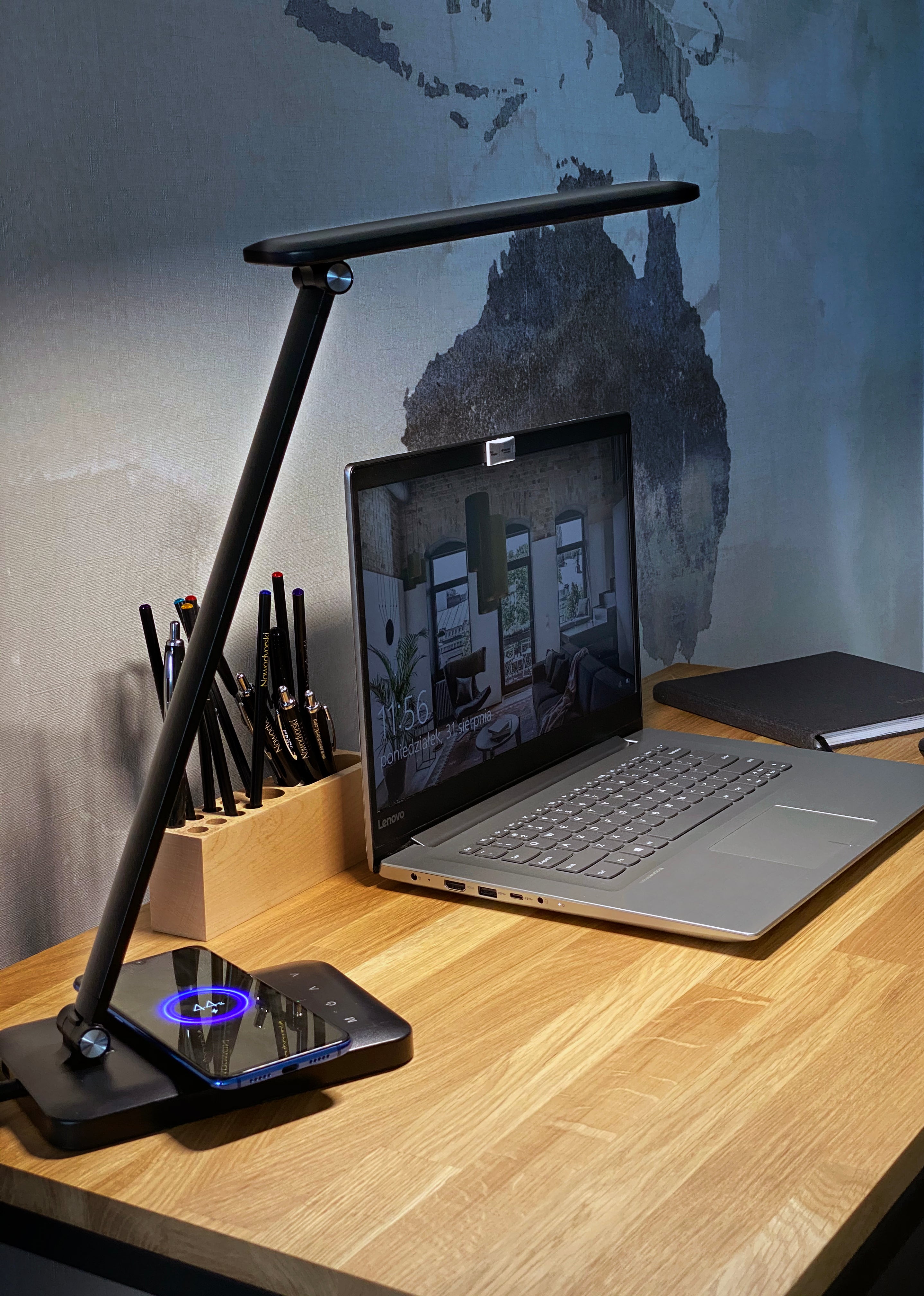 Nowodvorski Lampa stołowa STYLE LED 10W 50/60Hz - Aluminium lakierowane - Czarny