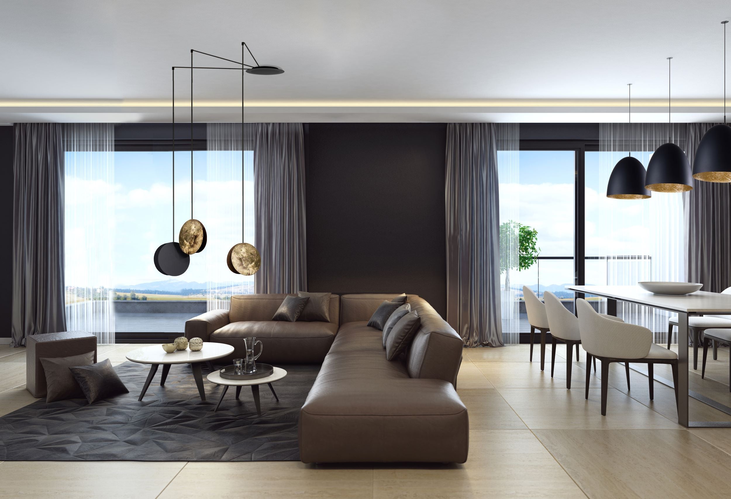 Nowodvorski Klosz / Oprawa CAMELEON WHEEL - Sklejka - Czarny