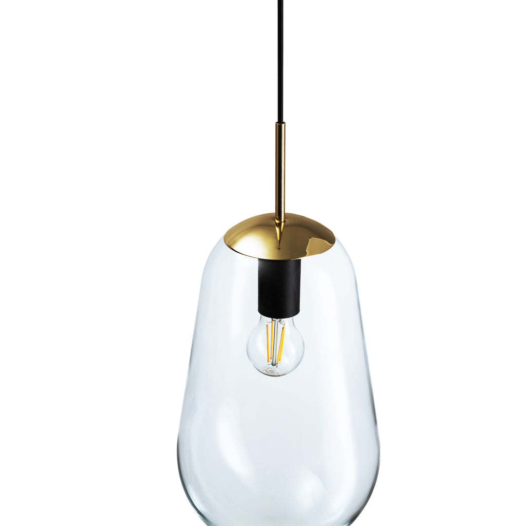 Nowodvorski Lampa wisząca PEAR M 25W only LED 50/60Hz - Szkło - Transparentny II