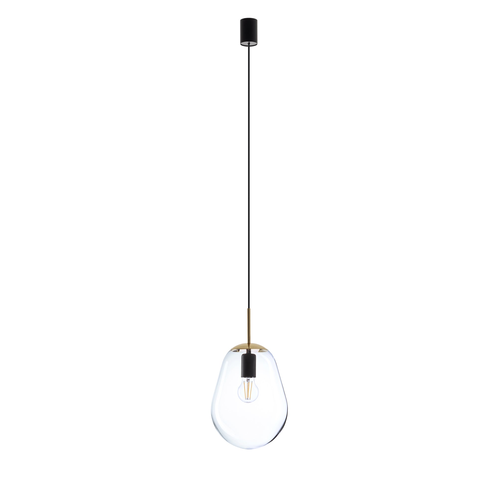 Nowodvorski Lampa wisząca PEAR S 25W only LED 50/60Hz - Szkło - Transparentny