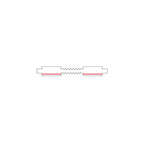 Nowodvorski System szynowy CTLS RECESSED POWER FLEX CONNECTOR BL 3-obwodowy CTLS 16A, 3.7kVA - Tworzywo sztuczne - Czarny