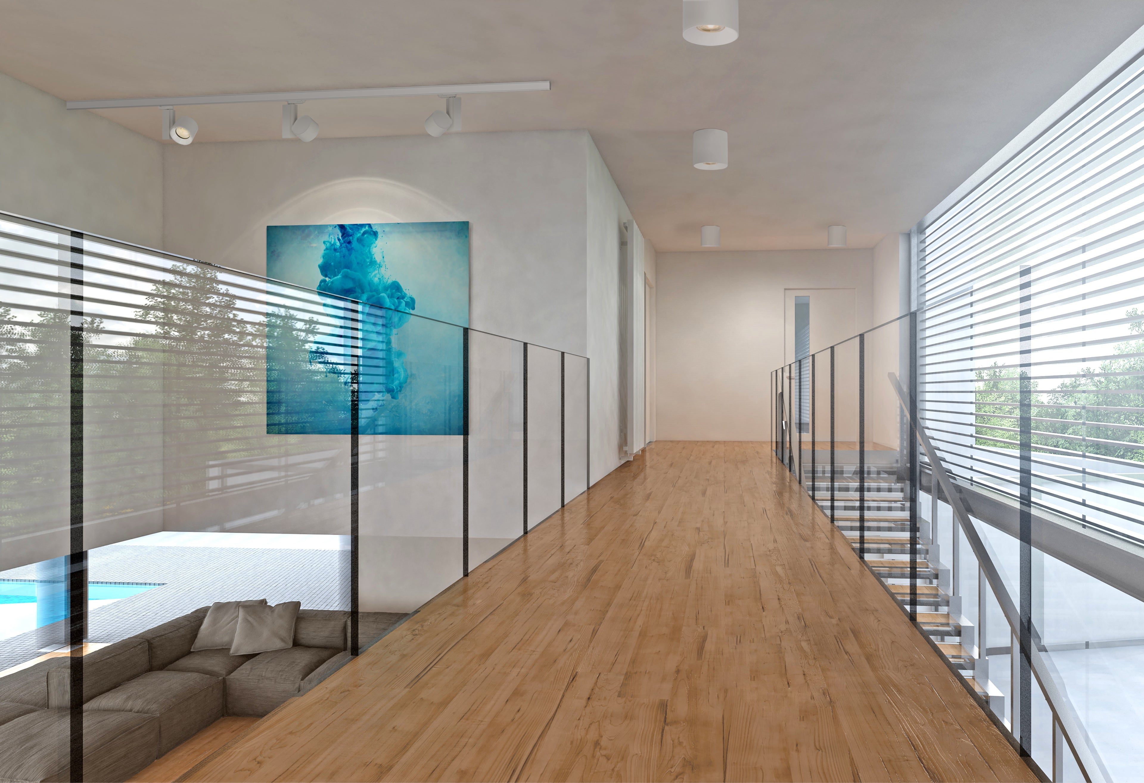 Nowodvorski Lampa downlights natynkowa CL IOS LED 30W, ANGLE 60 30W 50/60Hz - Aluminium/Znal - Biały II