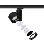 Nowodvorski System szynowy CTLS NEA LED 30W 3-obwodowy CTLS Lampa 30W - Aluminium/Znal - Czarny II