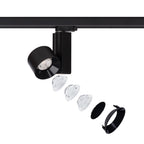 Nowodvorski System szynowy CTLS NEA LED 20W 3-obwodowy CTLS Lampa 20W - Aluminium/Znal - Czarny