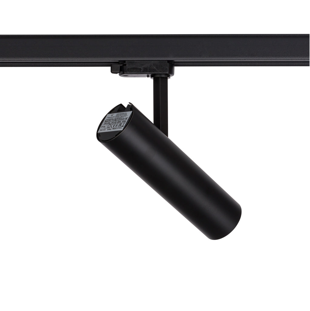 Nowodvorski System szynowy CTLS MILO LED 15W 3-obwodowy CTLS Lampa 15W - Aluminium/Znal - Czarny I