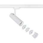Nowodvorski System szynowy CTLS MILO LED 15W 3-obwodowy CTLS Lampa 15W - Aluminium/Znal - Biały I