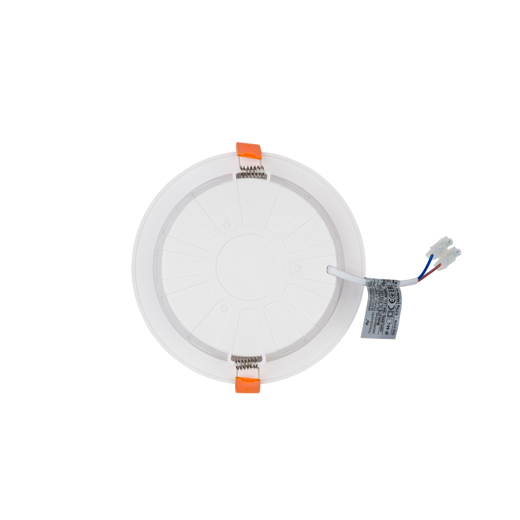 Nowodvorski Lampa downlights podtynkowa CL KOS LED 16W 16W 50/60Hz - Tworzywo sztuczne - Biały I