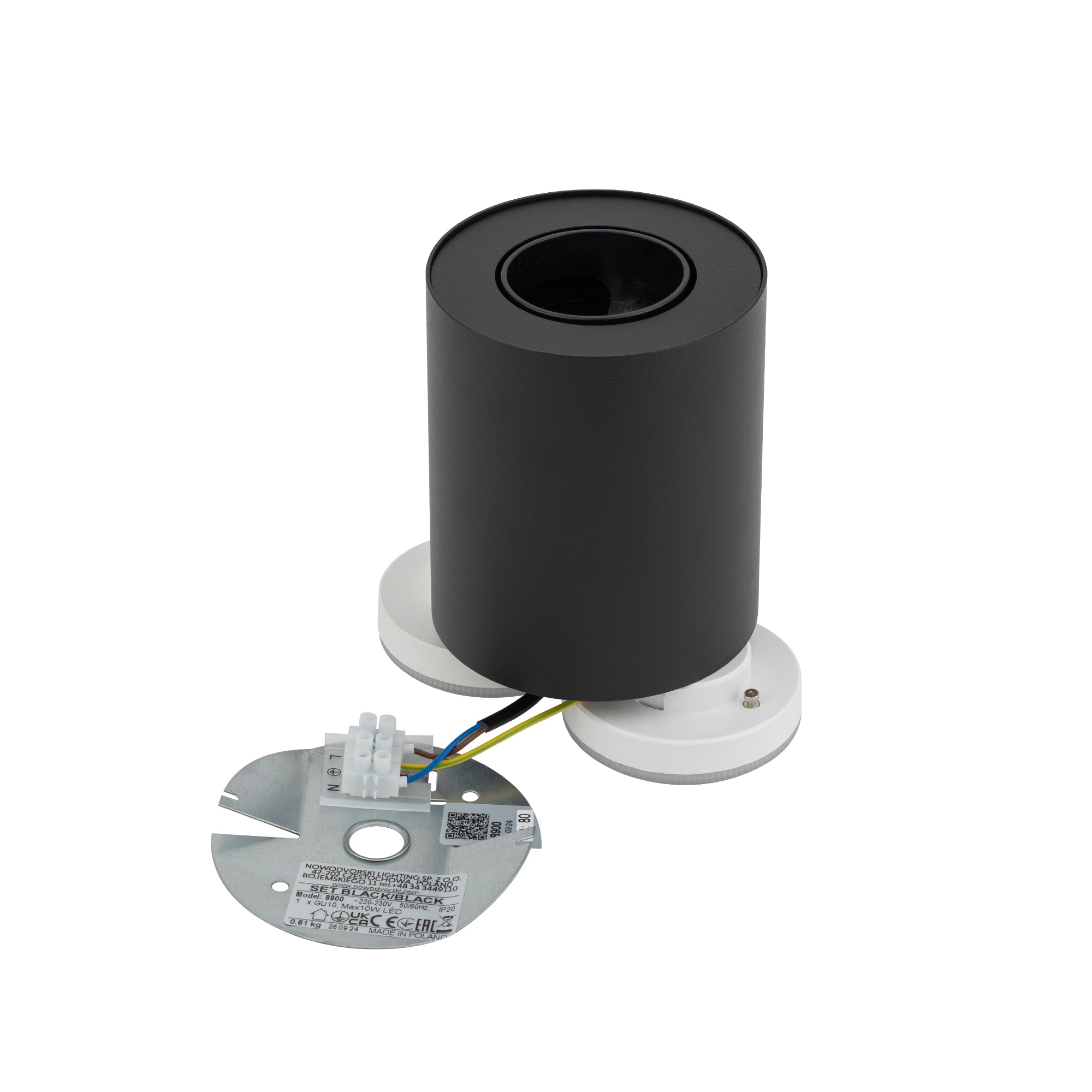 Nowodvorski Lampa downlights natynkowa SET 10W only LED 50/60Hz - Stal lakierowana - Czarny I