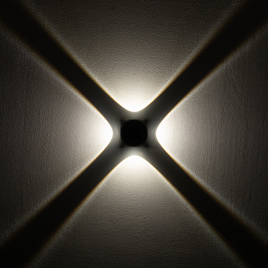 Nowodvorski Lampa downlights natynkowa PATRAS LED 4x1W 50/60Hz IP54 - Aluminium lakierowane - Czarny