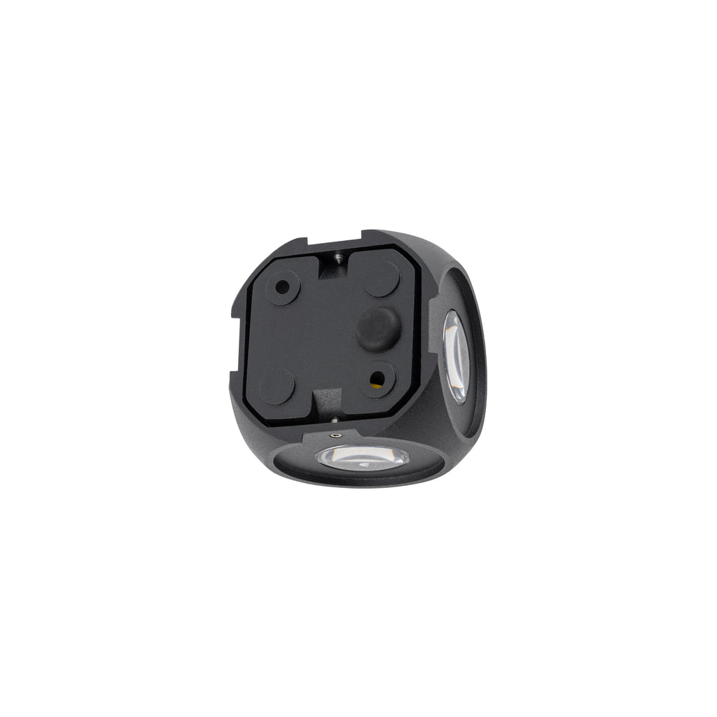 Nowodvorski Lampa downlights natynkowa PATRAS LED 4x1W 50/60Hz IP54 - Aluminium lakierowane - Czarny