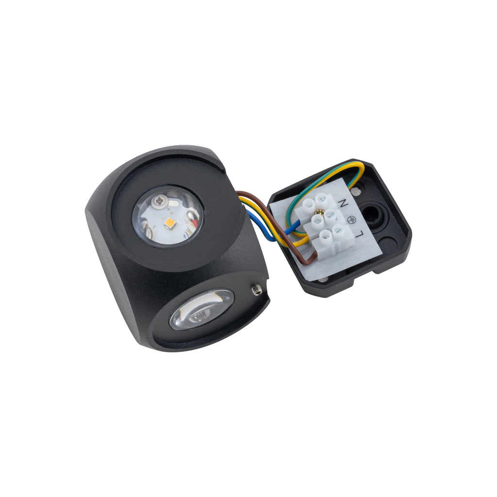 Nowodvorski Lampa downlights natynkowa PATRAS LED 4x1W 50/60Hz IP54 - Aluminium lakierowane - Czarny