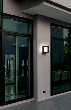 Nowodvorski Lampa ścienna natynkowa THIKA LED A 10W 50/60Hz IP54 - Aluminium lakierowane - Czarny