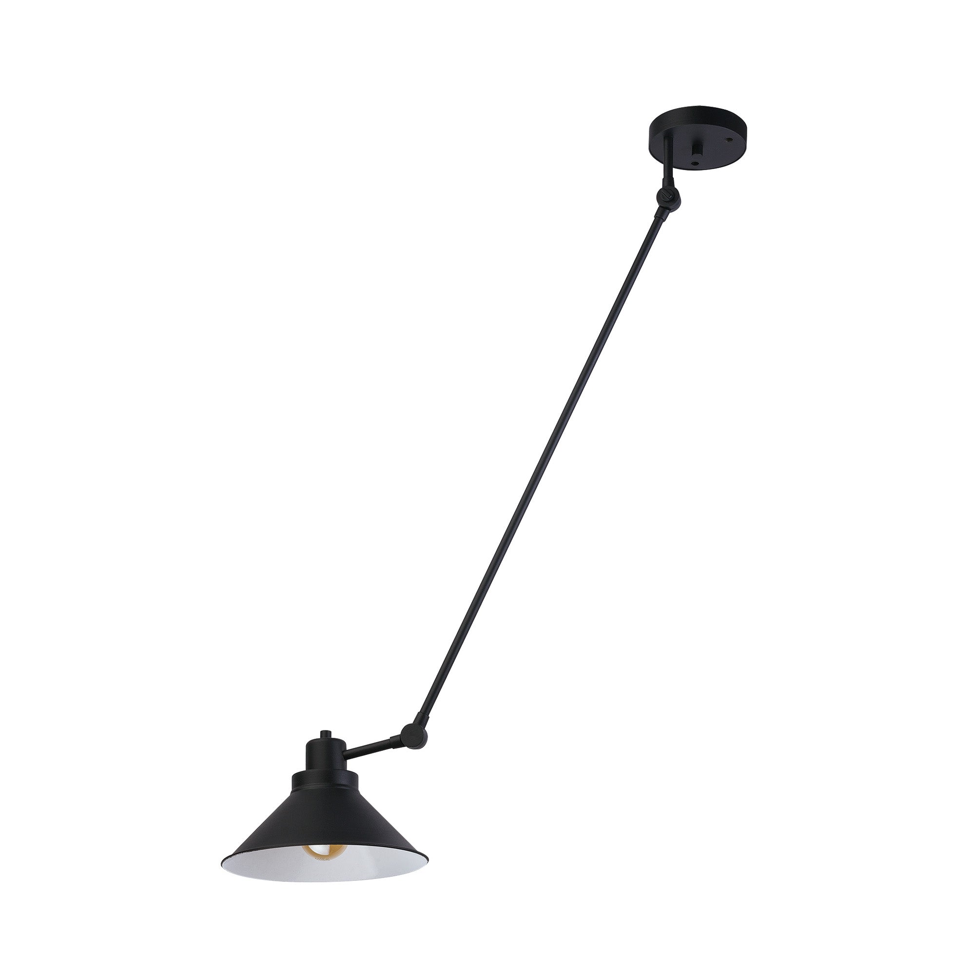 Nowodvorski Lampa przysufitowa TECHNO 25W only LED 50/60Hz - Stal lakierowana - Czarny