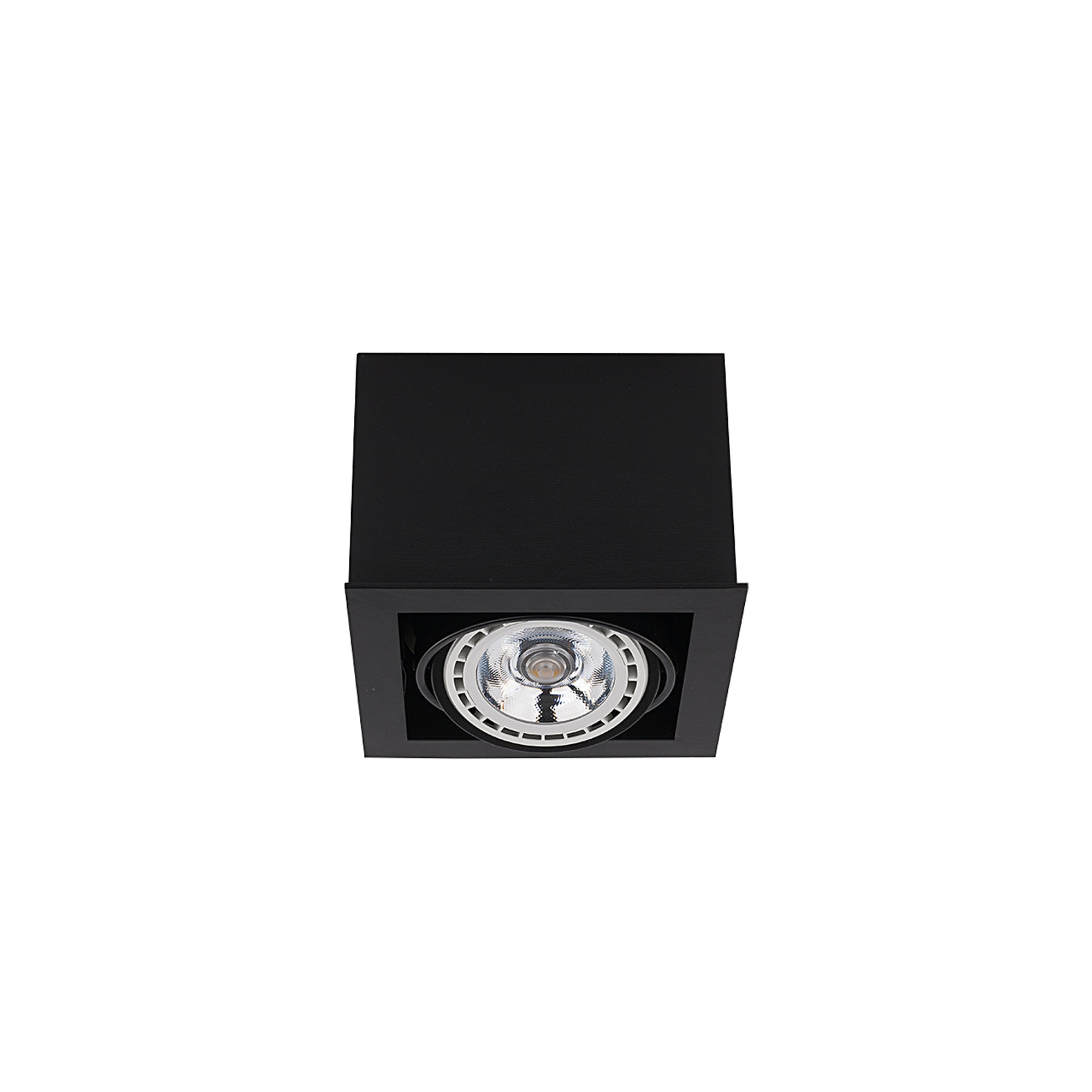 Nowodvorski Lampa przysufitowa BOX ES111 15W only LED 50/60Hz - Sklejka - Czarny