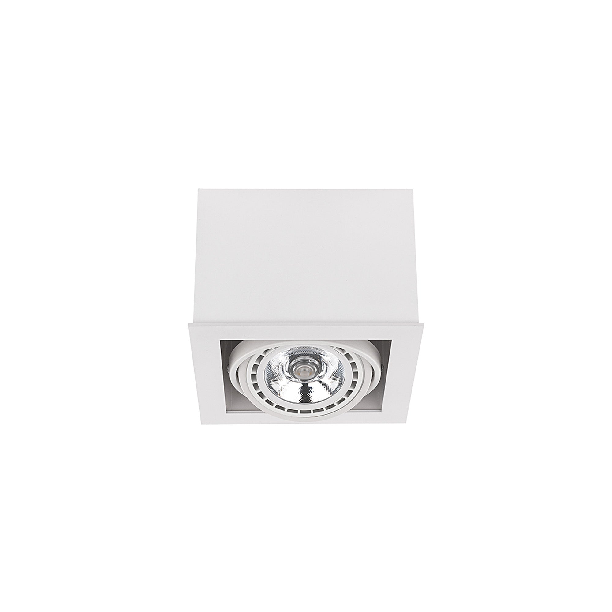 Nowodvorski Lampa przysufitowa BOX ES111 15W only LED 50/60Hz - Sklejka - Biały