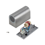 Nowodvorski Lampa ścienna natynkowa ARRIS 2x10W 50/60Hz IP54 - Aluminium lakierowane - Srebrny