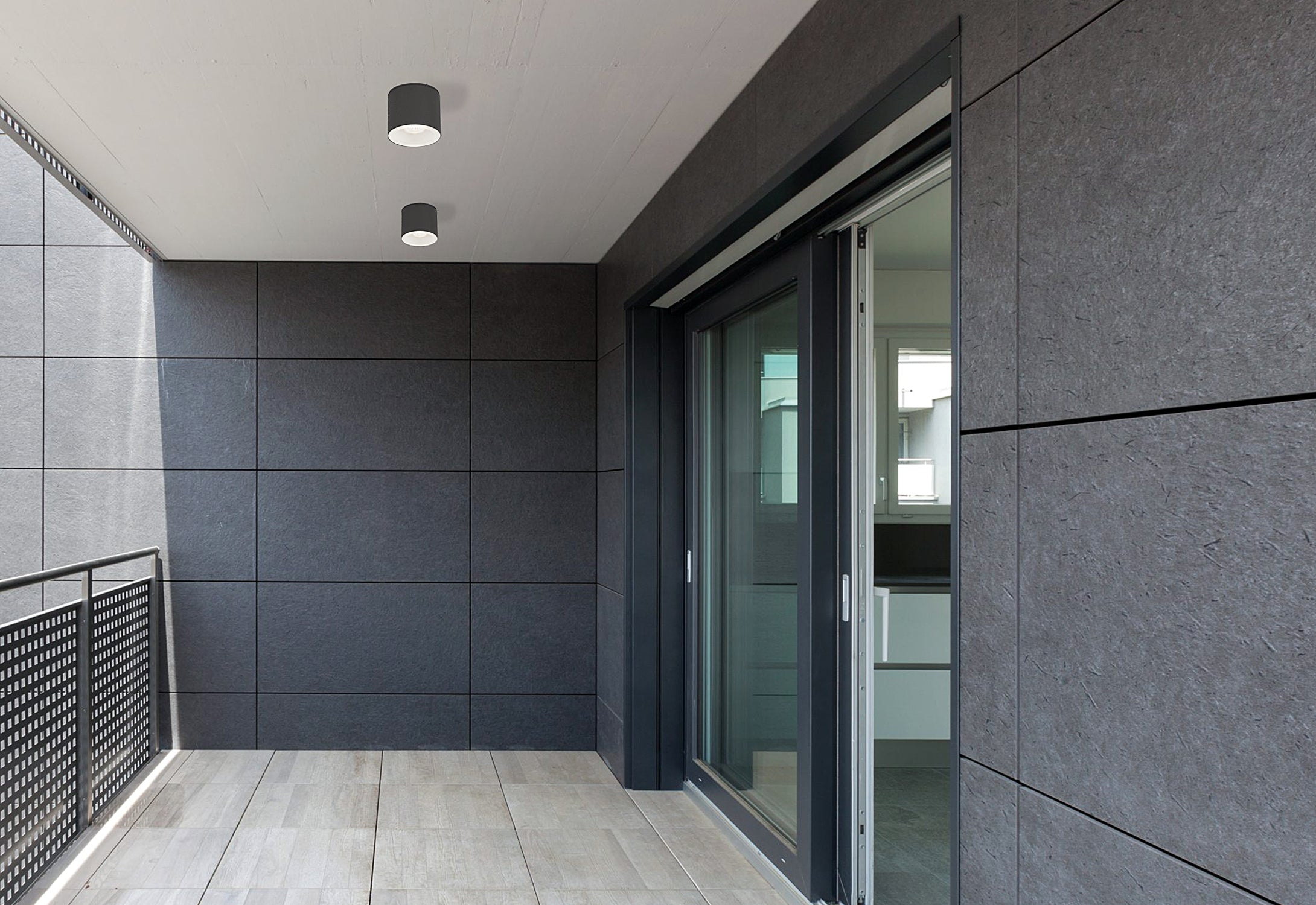 Nowodvorski Plafon HEXA 10W only LED 50/60Hz IP44 - Aluminium lakierowane - Grafitowy