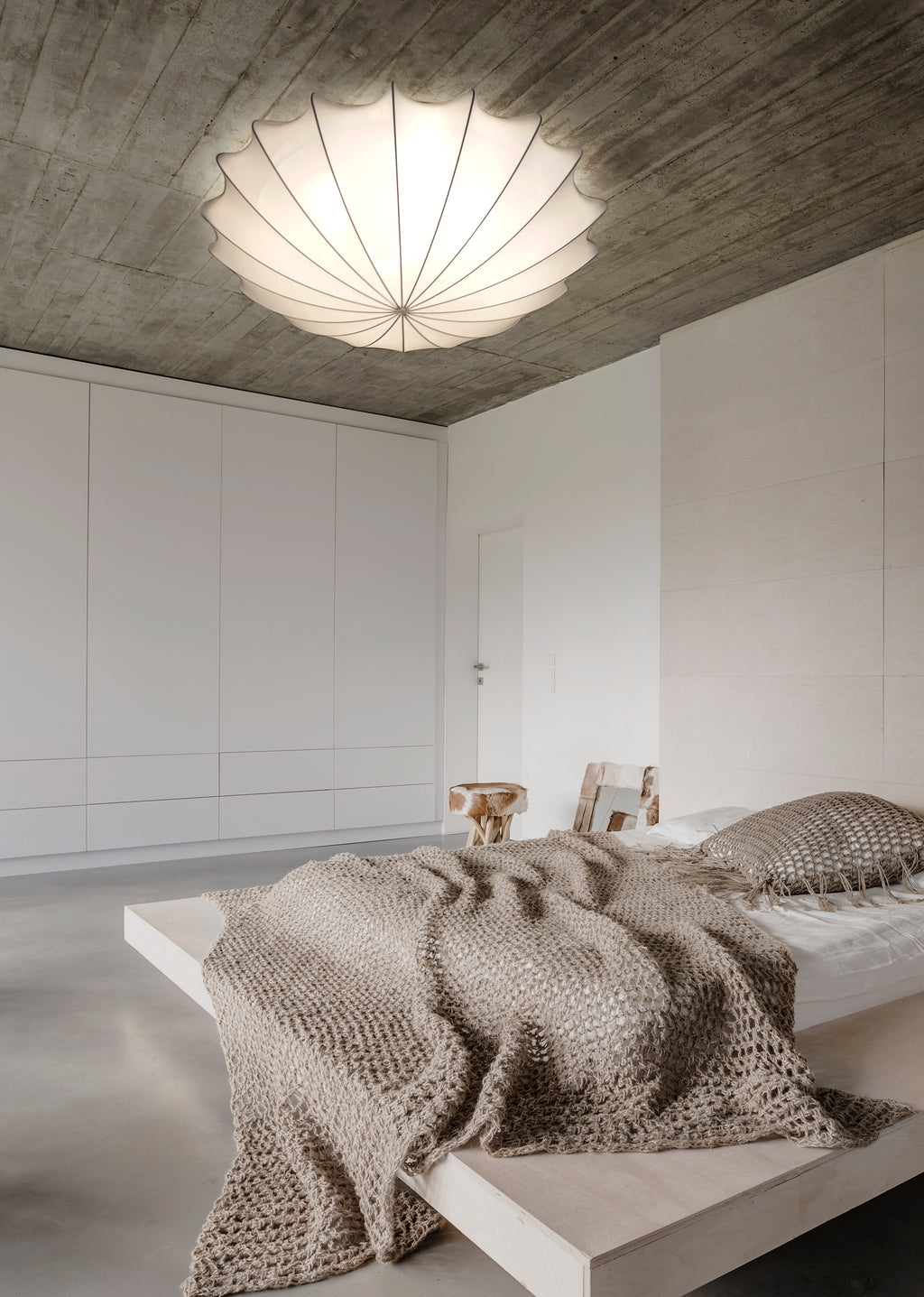 Nowodvorski Plafon FORM L 25W only LED 50/60Hz - Tkanina - Biały