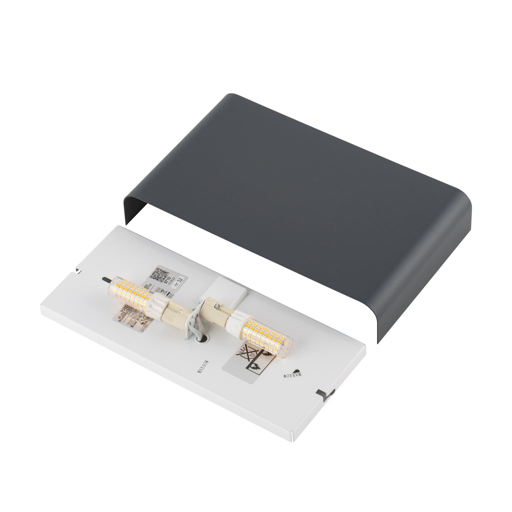 Nowodvorski Kinkiet HAGA 10W only LED 50/60Hz - Stal lakierowana - Grafitowy