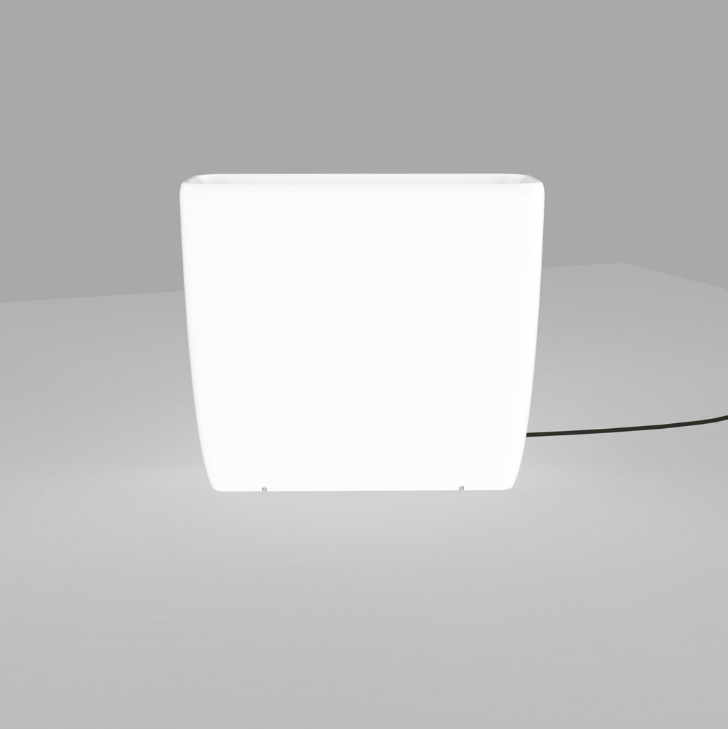 Nowodvorski Lampa stojąca FLOWERPOT L 25W only LED 50/60Hz IP44 - Tworzywo sztuczne PE - Biały