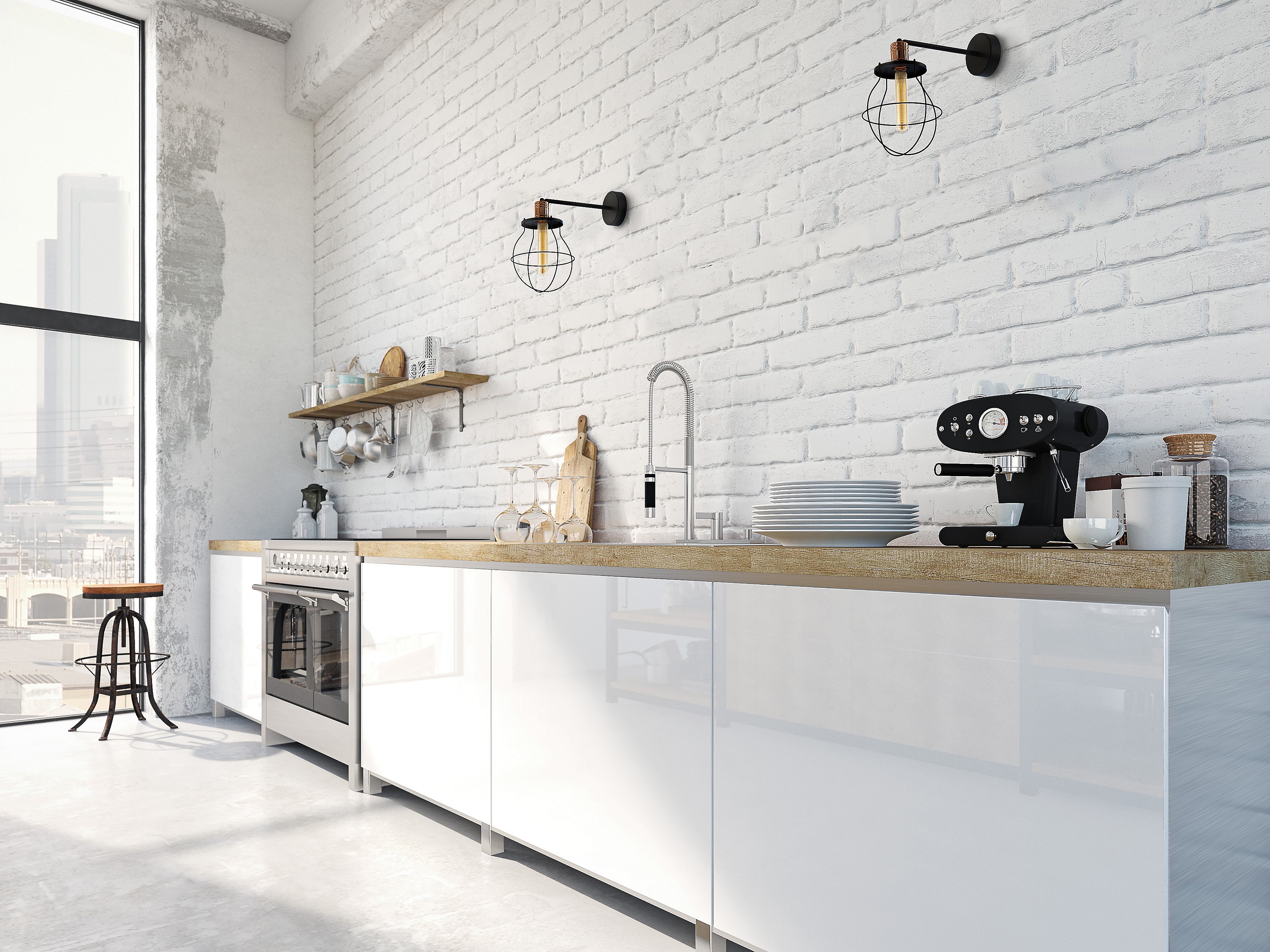 Nowodvorski Kinkiet regulowany MANUFACTURE 25W only LED 50/60Hz - Stal lakierowana - Czarny