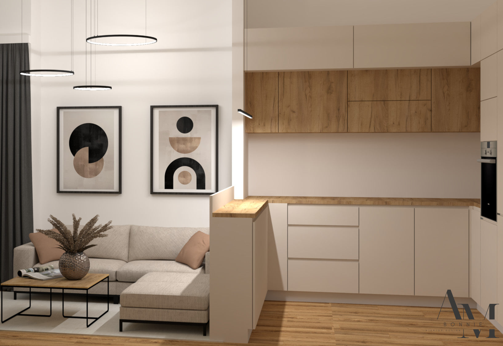 Nowodvorski Lampa wisząca CIRCOLO LED 45W 50/60Hz - Aluminium lakierowane - Czarny II